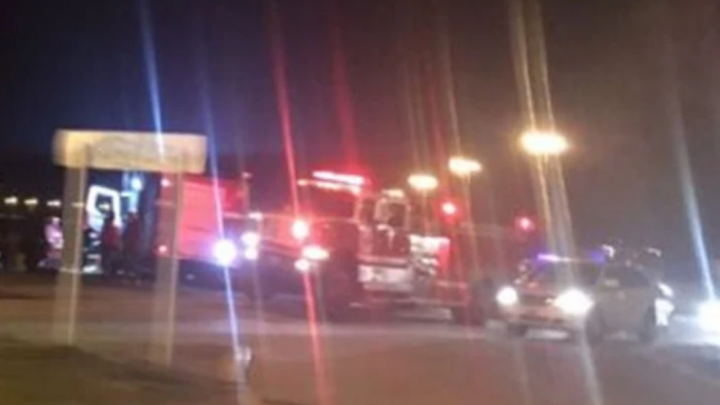 Choque en la rotonda del aeropuerto Ushuaia, sin lesionados
