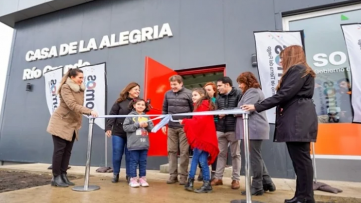 Melella inauguro la Casa de la Alegria en Rio Grande