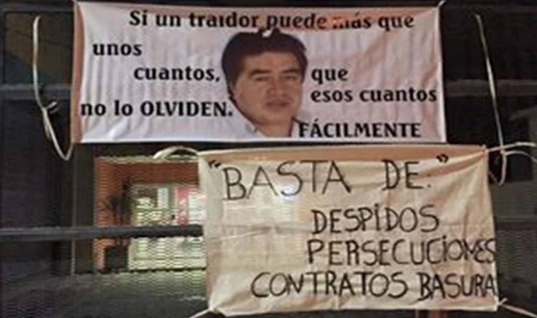 Conflicto en NewSan denuncian aprietes de la UOM y vehiculos dañados Conflicto en NewSan denuncian aprietes de la UOM y vehiculos dañados