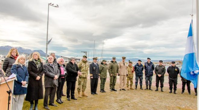 La capital fueguina acompañó el aniversario de la República de Croacia