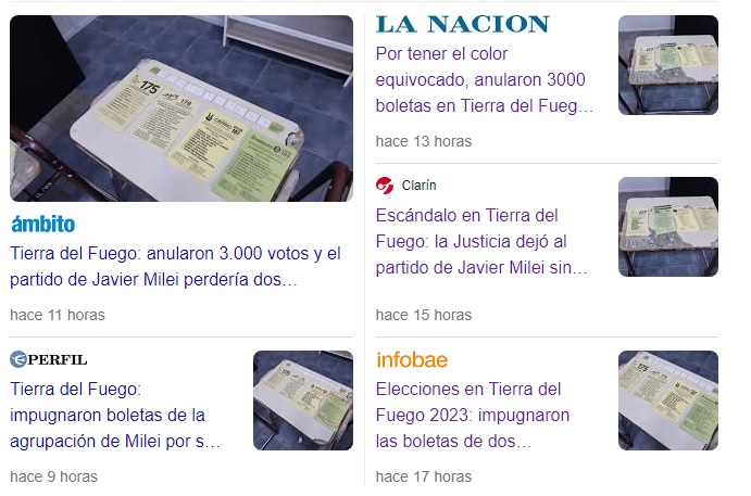 El escándalo por la anulación de votos ganó los medios nacionales