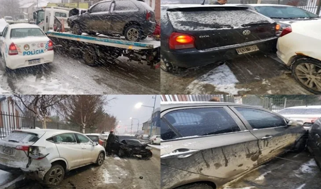 Conductor borracho detenido luego de chocar vehiculos estacionados en Ushuaia