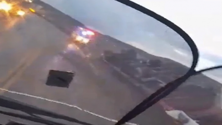 Vuelco de camion fueguino en ruta chilena, conductor lesionado