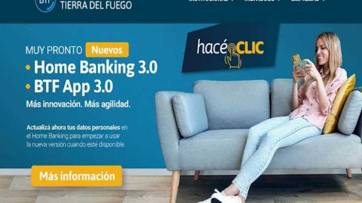 Nuevo Home Banking y APP del Banco Tierra del Fuego