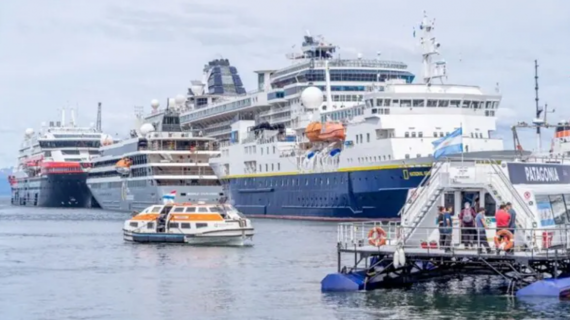 CRUCEROS. Ushuaia recibió 92.700 turistas en lo que va de temporada