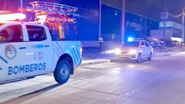 Incendio en una fabrica, sin lesionados