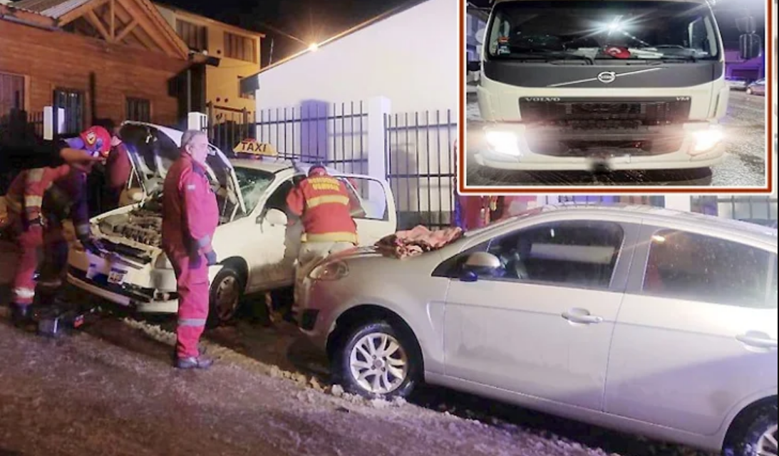 Triple choque con dos lesionados en Trejo Noel y Alem Triple choque con dos lesionados en Trejo Noel y Alem