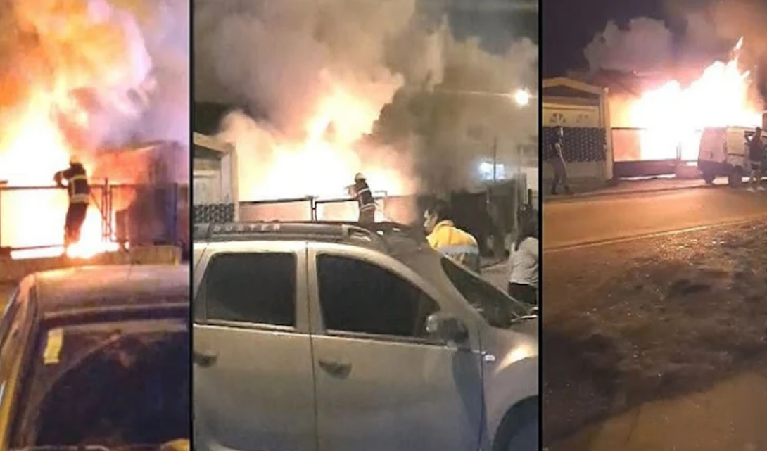Incendio en la madrugada, varias personas trasladadas al Hospital Incendio en la madrugada, varias personas trasladadas al Hospital
