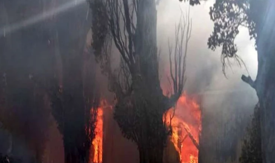 Incendio en estancia La Porteña