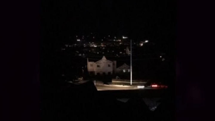 Ushuaia a oscuras cortes en el alumbrado publico, por problemas con la generación eléctrica