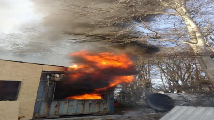 Incendio en el Ushuaia Rugby Club, sin lesionados