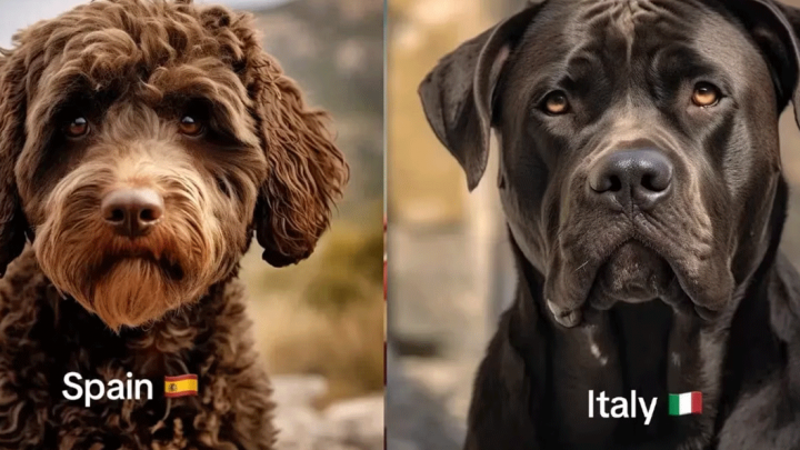 Le preguntaron a la Inteligencia Artificial cómo son los perros según cada país y respondió con imágenes