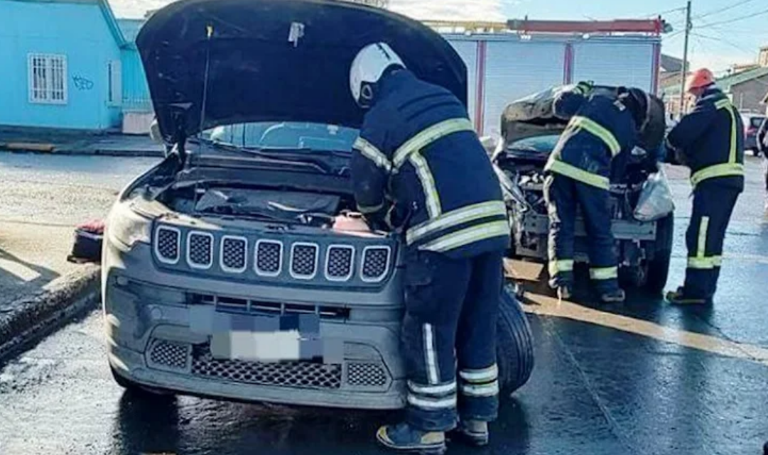 Choque con una mujer lesionada Choque con una mujer lesionada