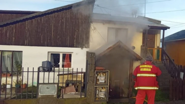 Incendio en Ushuaia, sin lesionados