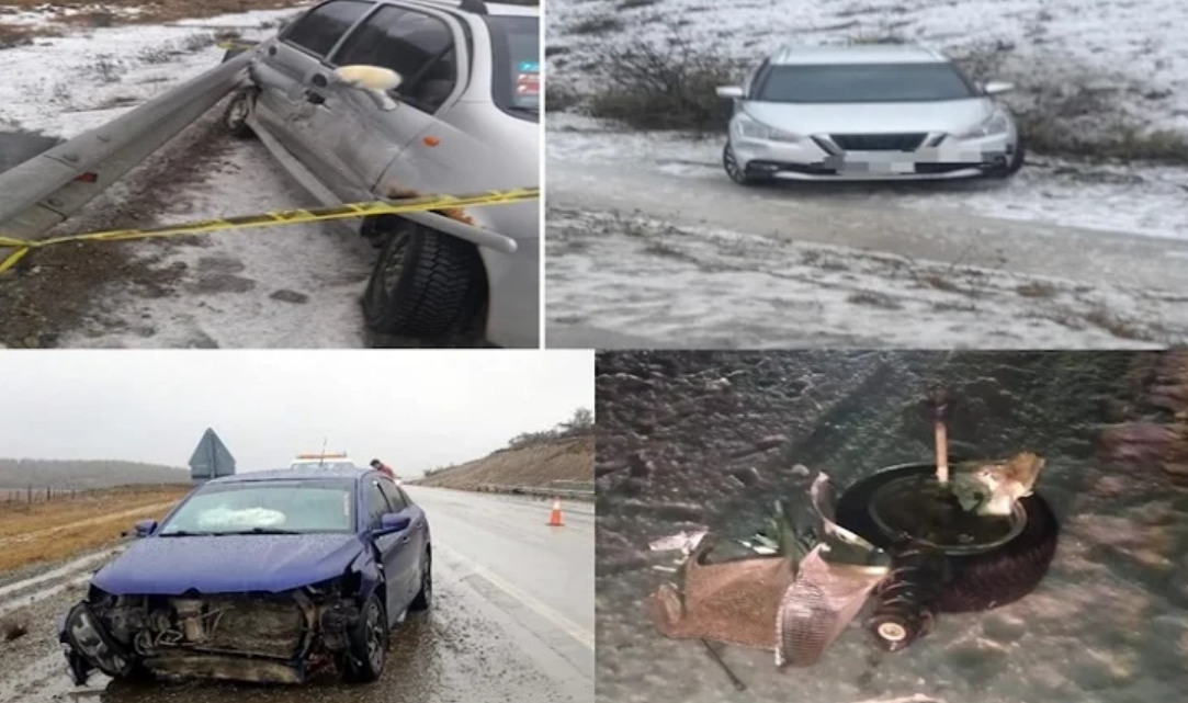 Cuatro despistes en la Ruta 3, con lesionados Cuatro despistes en la Ruta 3, con lesionados