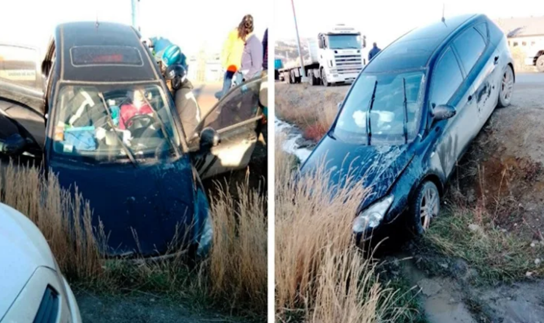 Despiste y mujer lesionada en avenida Perito Moreno