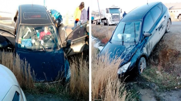 Despiste y mujer lesionada en avenida Perito Moreno