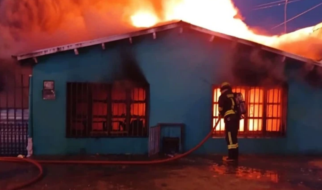 Incendio en una vivienda sin lesionados