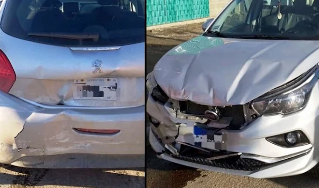 Un lesionado en choque entre un Fiat y un Peugeot