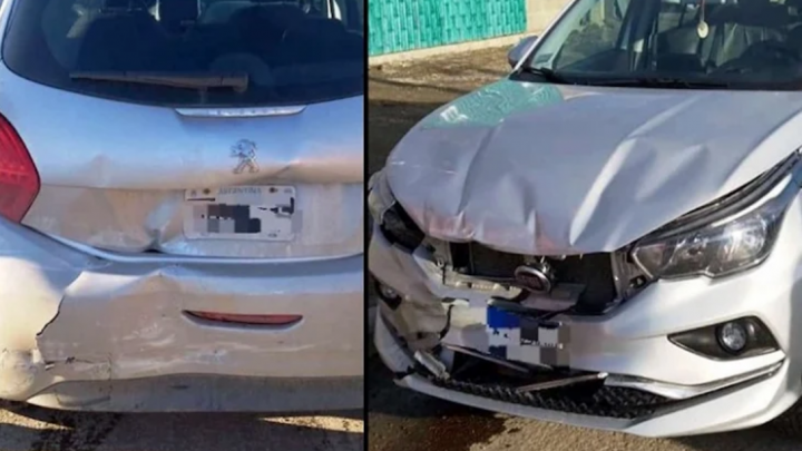 Un lesionado en choque entre un Fiat y un Peugeot
