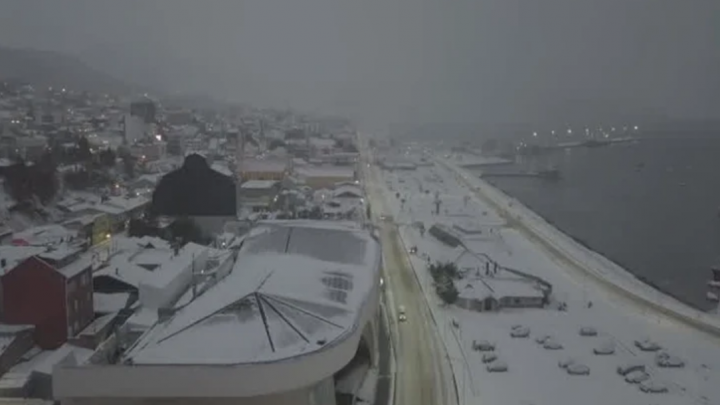 Ushuaia registro la mayor nevada de la temporada