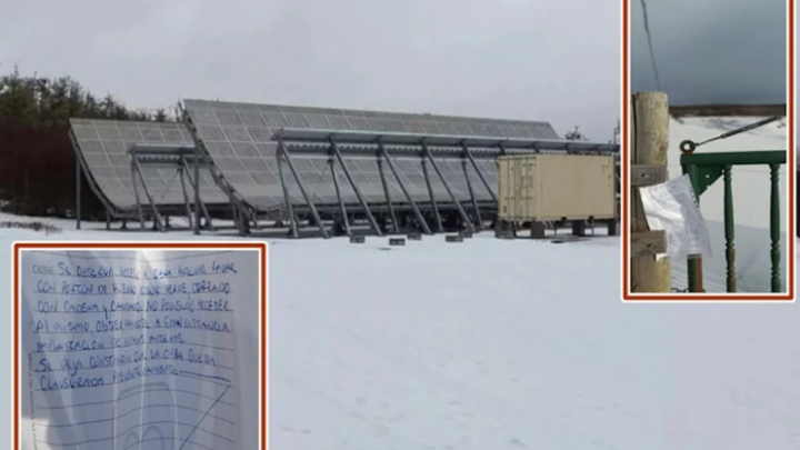 Municipio de Tolhuin clausuro predio donde esta instalado el radar ingles