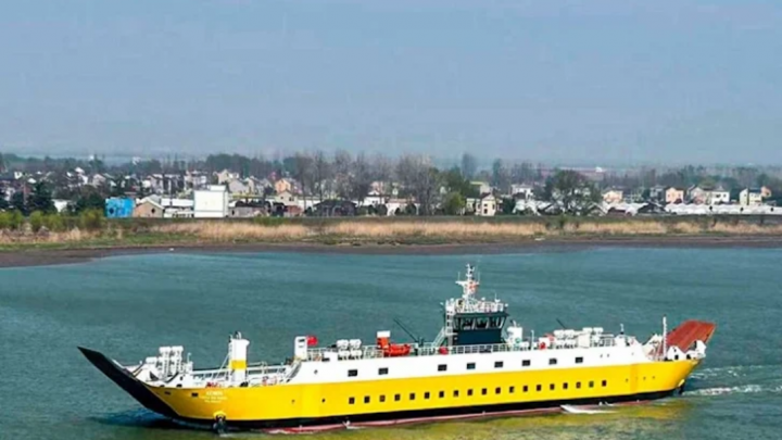Nuevo ferry de Tabsa para el cruce de Primera Angostura