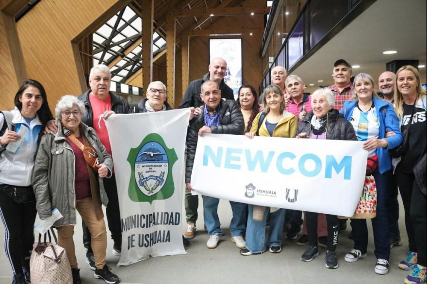 El equipo Municipal de Newcom +60 de Ushuaia viajó a Termas de Río Hondo