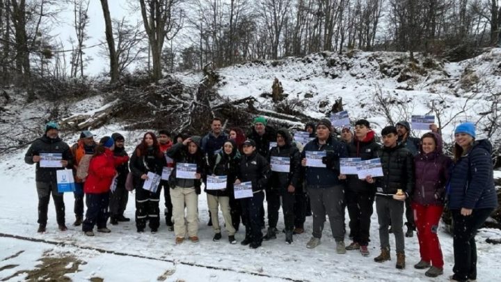 Estudiantes de Porvenir realizaron actividades deportivas en Ushuaia 