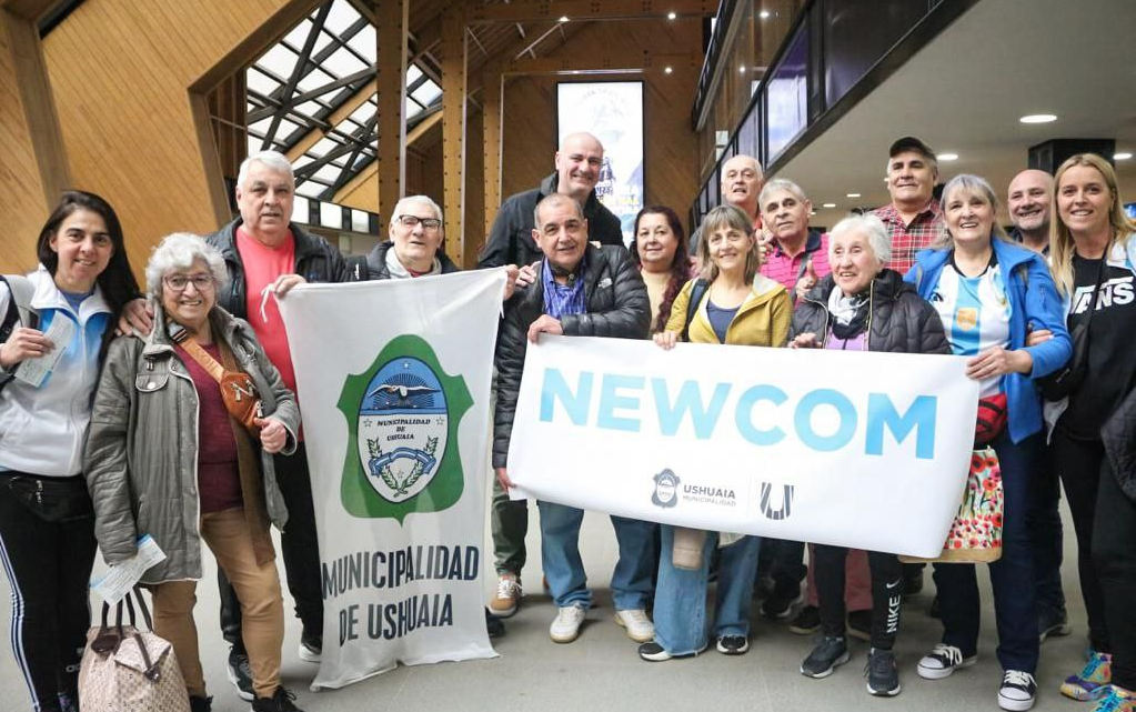 EL EQUIPO MUNICIPAL DE NEWCOM +60 DE USHUAIA VIAJÓ A TERMAS DE RÍO HONDO