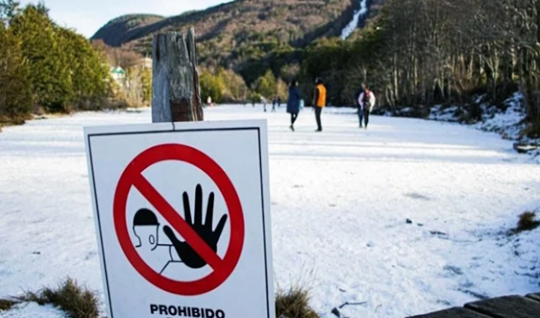 Ingreso a la Laguna del Diablo, prohibido por deshielo