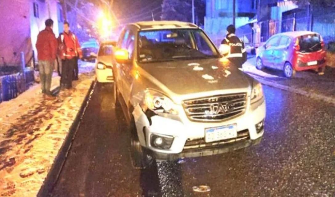 Choque conductor borracho y vehiculo incautado