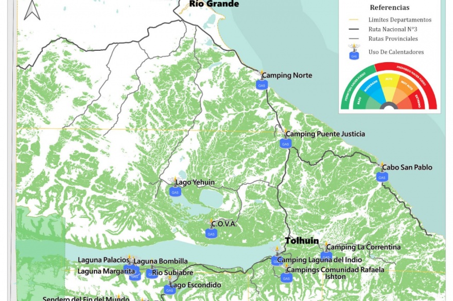 Inició la temporada de Alto Riesgo de Incendio en la Provincia