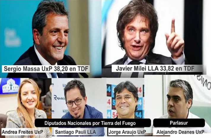 Massa gano en TDF, Freites, Araujo y Pauli nuevos diputados