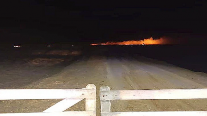 Controlaron incendio de pastizales