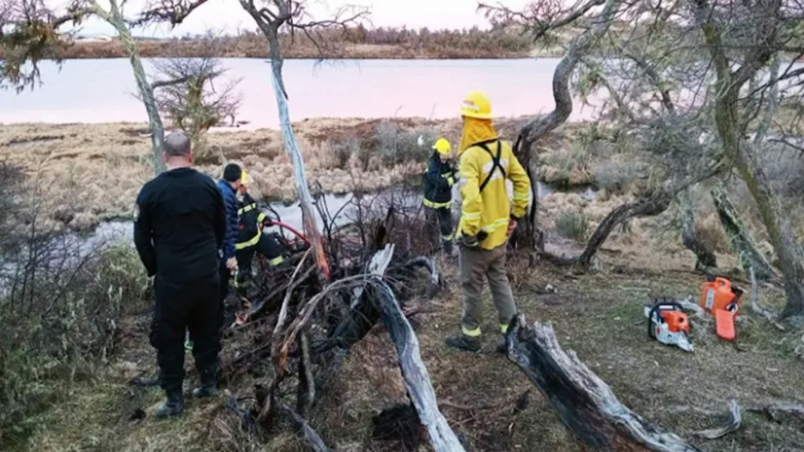 Sofocaron un incendio forestal en la zona de Laguna Cami Sofocaron un incendio forestal en la zona de Laguna Cami