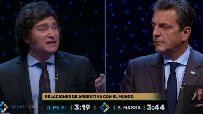 Debate Presidencial Argentina 2023: Durísimo cruce entre Massa y Milei por Malvinas Debate Presidencial Argentina 2023: Durísimo cruce entre Massa y Milei por Malvinas