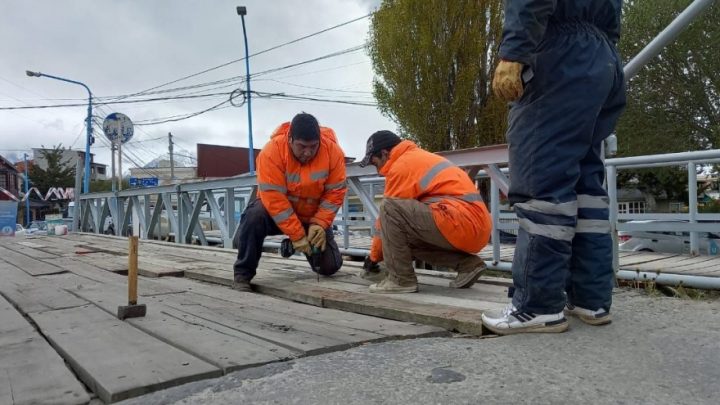 Repararon el puente sobre el arroyo Buena Esperanza de calle Marcos Zar