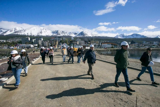 Funcionarios de Nación y del Banco de Desarrollo de América Latina recorrieron obras