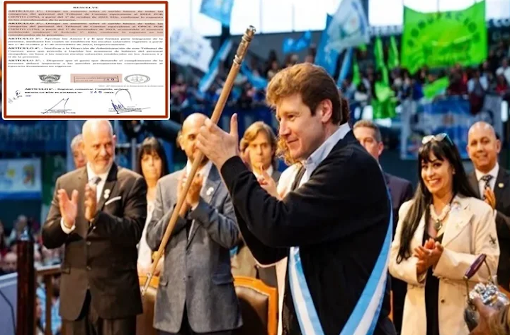 Sin crisis, nuevo aumento salarial al básico para Melella, legisladores y funcionarios Sin crisis, nuevo aumento salarial al básico para Melella, legisladores y funcionarios