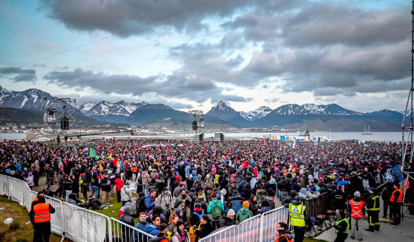 Exitazo de La Renga en Ushuaia Exitazo de La Renga en Ushuaia