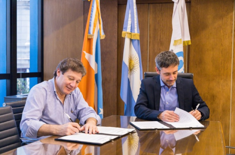 Melella firmó con el CFI convenios de Acciones Sustentables con el medio ambiente