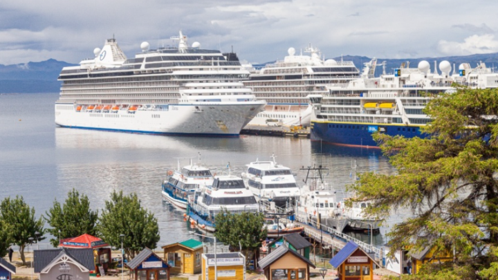 Se espera la llegada de 26 buques esta semana en Ushuaia