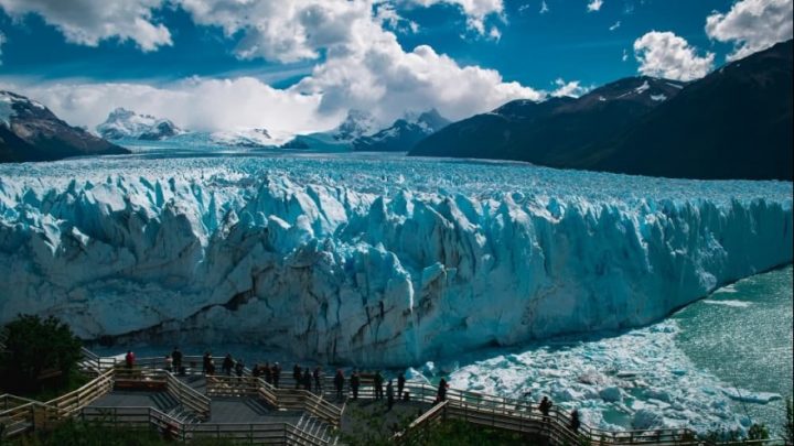 Notable perdida de hielo del Glaciar Perito Moreno