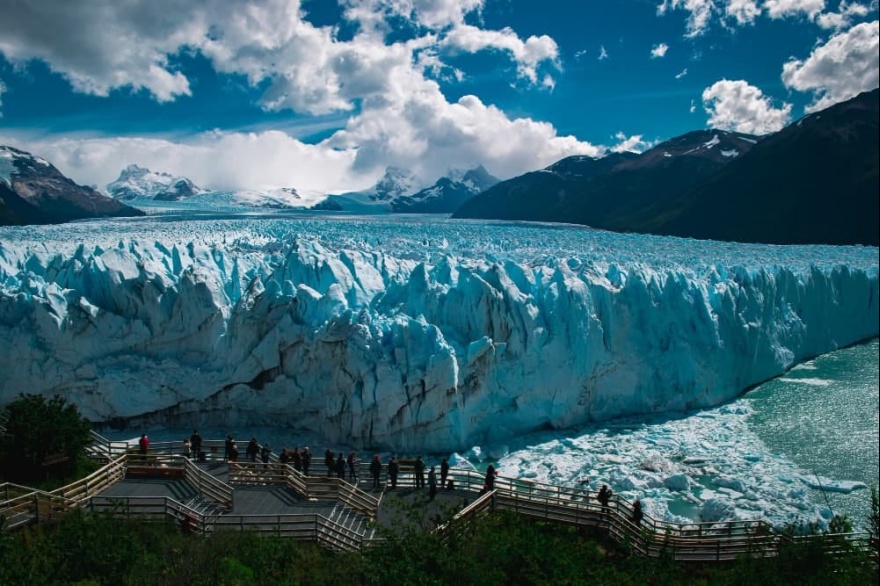 Notable perdida de hielo del Glaciar Perito Moreno