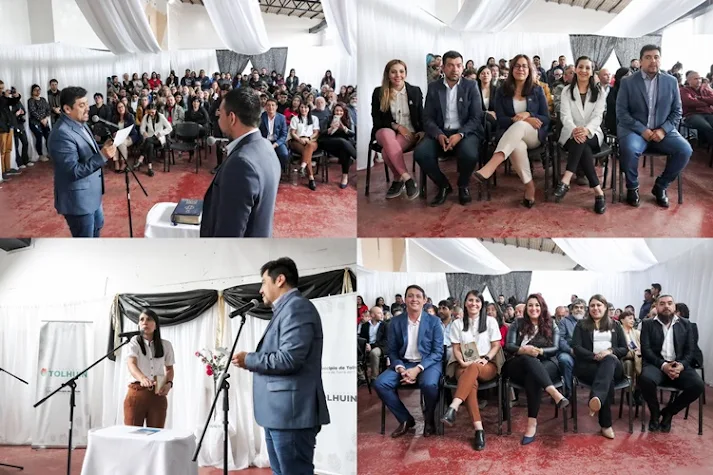 Intendente de Tolhuin, Harrington tomo juramento a su gabinete