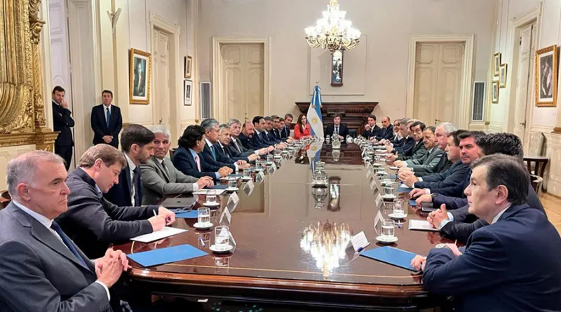 Comenzó la reunión de Milei con los gobernadores en la Casa Rosada