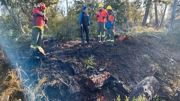 Incendio forestal en la zona de Lago Yehuin, dieron con los autores del hecho