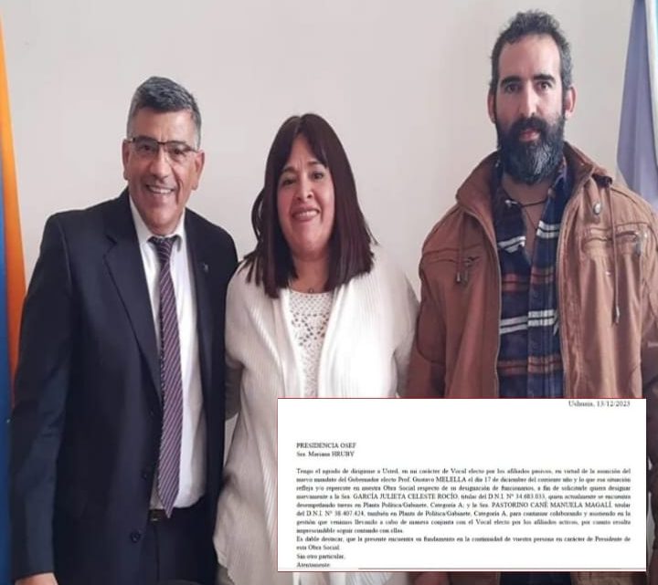 Director de la OSEF por el SUTEF pidió nuevas designaciones políticas
