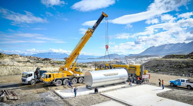 Avanza la instalación de la planta de asfalto municipal